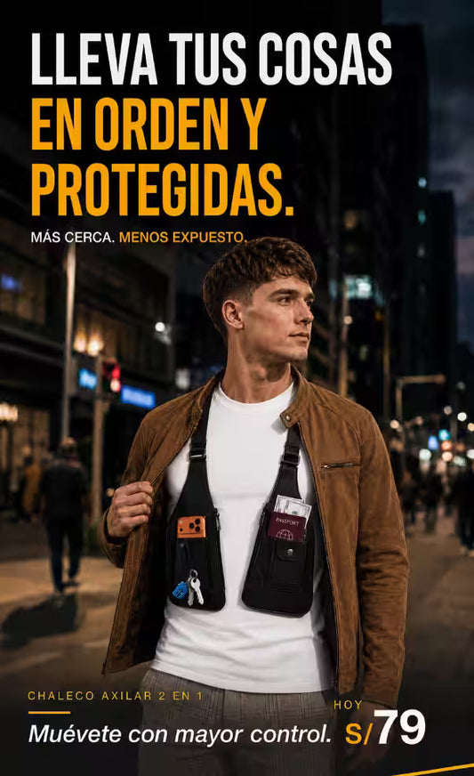 Bolso Axilar 2 en 1